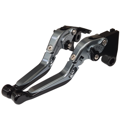 Black / Black Adjustable Clutch & Brake Levers Triumph Street Twin 900 2016-2019