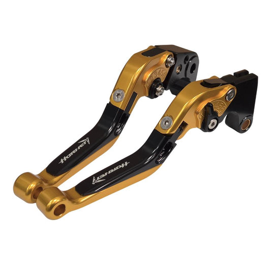 Gold / Black Clutch & Brake Lever Set Titanium - Honda CB 1000 Hornet 2025-2026