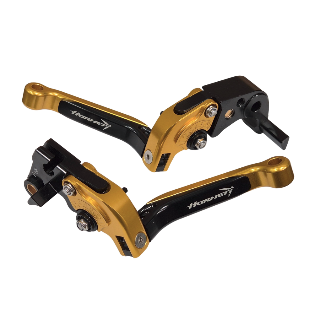 Gold / Black Clutch & Brake Lever Set Titanium - Honda CB 1000 Hornet 2025-2026