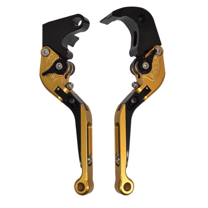 Gold / Black Clutch & Brake Lever Set Titanium - Honda CB 1000 Hornet 2025-2026