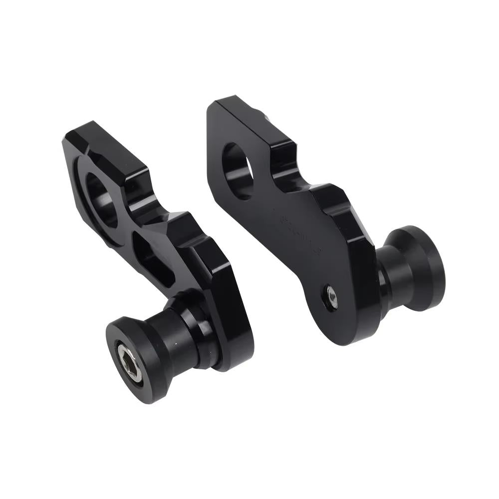 Off-Set Black Rear Spools Paddock Stand Bobbins Honda CB650R CB650R 2014-2026
