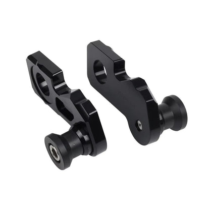 Off-Set Black Rear Spools Paddock Stand Bobbins Honda CB650R CB650R 2014-2026