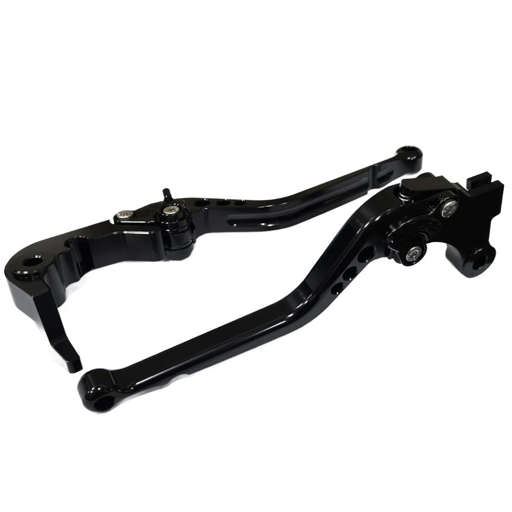 Long Black Clutch & Brake Levers For Yamaha MT-09 2024-2026