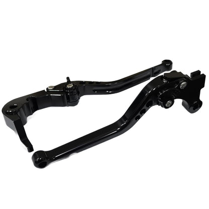 Long Black Clutch & Brake Levers For Yamaha MT-09 2024-2026