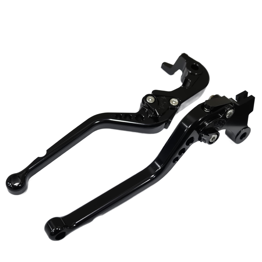 Long Black Clutch & Brake Levers For Yamaha MT-09 2024-2026