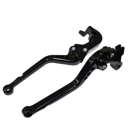 Long Black Clutch & Brake Levers For Yamaha MT-09 2024-2026