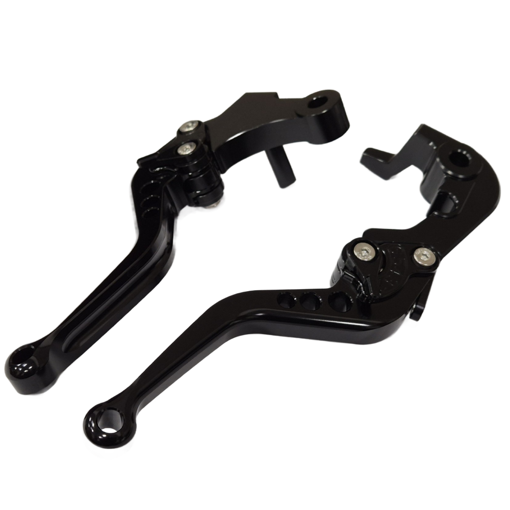 Short Shorty Black Clutch & Brake Levers For Yamaha MT-09 2024-2026