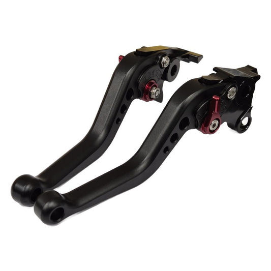 Short Black Clutch & Brake Levers For Suzuki GSXR1300 Hayabusa 2008-2020