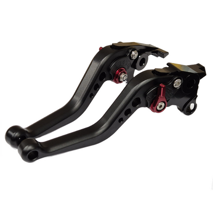Short Black Clutch & Brake Levers For Suzuki GSXR1300 Hayabusa 2008-2020