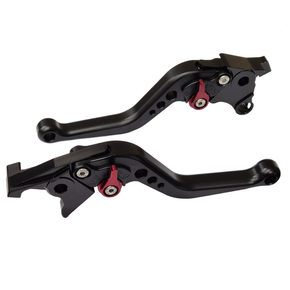 Short Black Clutch & Brake Levers For Suzuki GSXR1300 Hayabusa 2008-2020