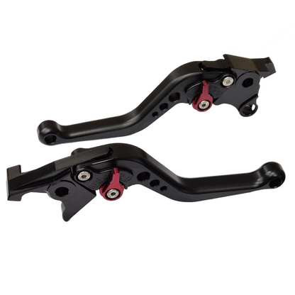 Short Black Clutch & Brake Levers For Suzuki GSXR1300 Hayabusa 2008-2020