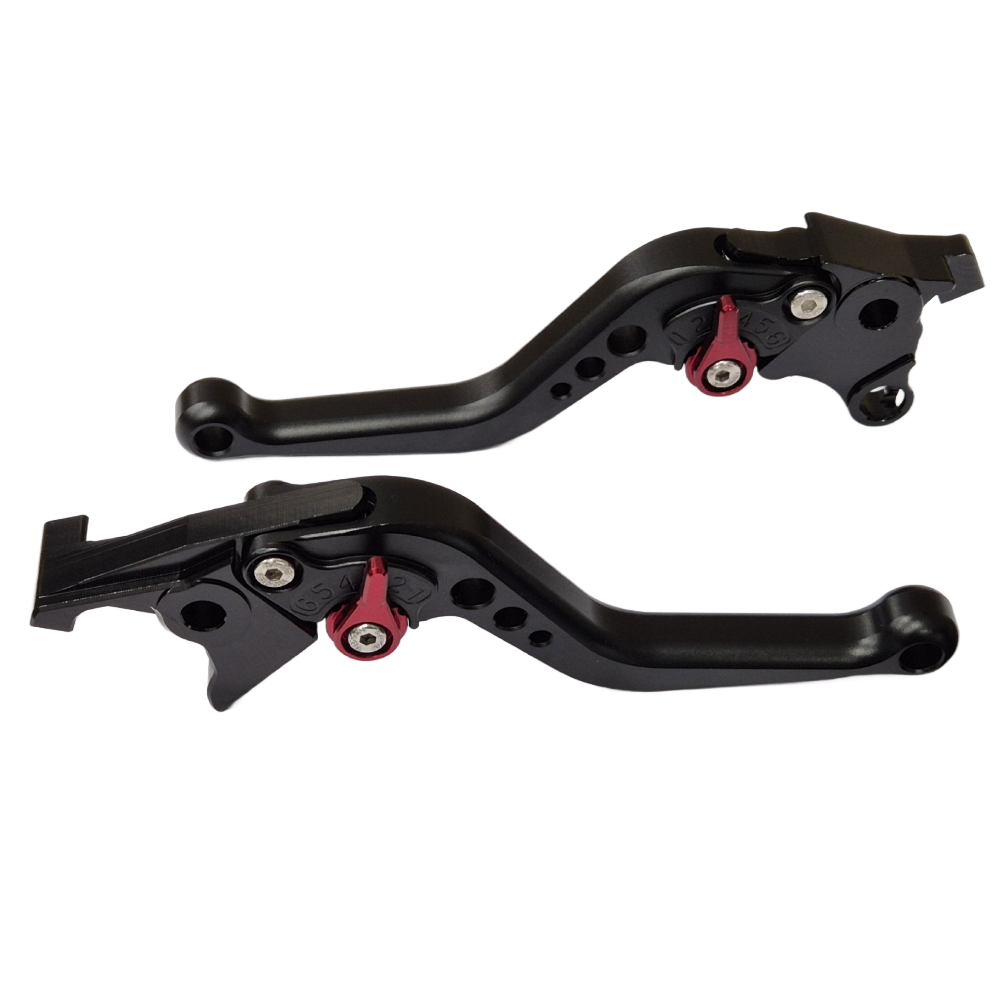 Short Black Clutch & Brake Levers For Suzuki GSXR1300 Hayabusa 2008-2020