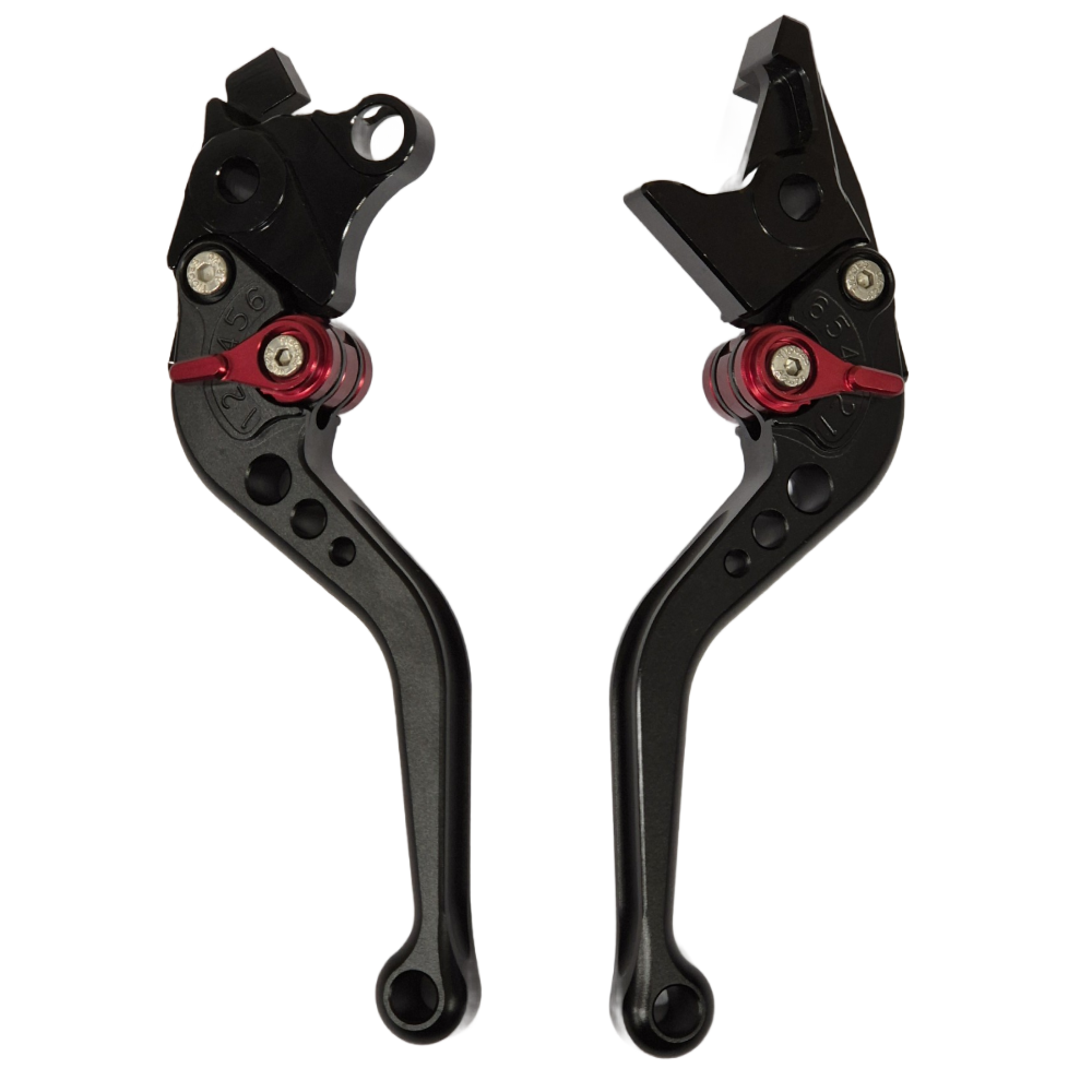 Short Black Clutch & Brake Levers For Suzuki GSXR1300 Hayabusa 2008-2020