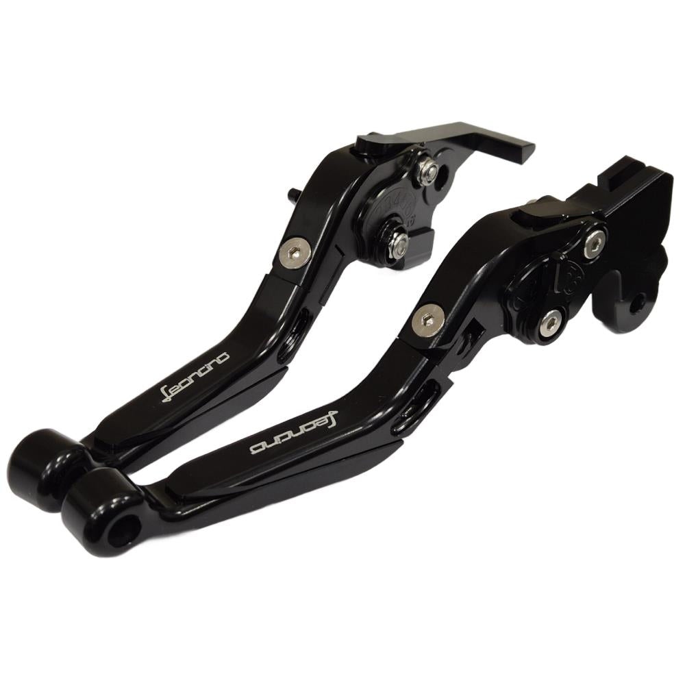 Black Adjustable Folding Brake & Clutch Levers Benelli Leoncino 250 / 500 / 800
