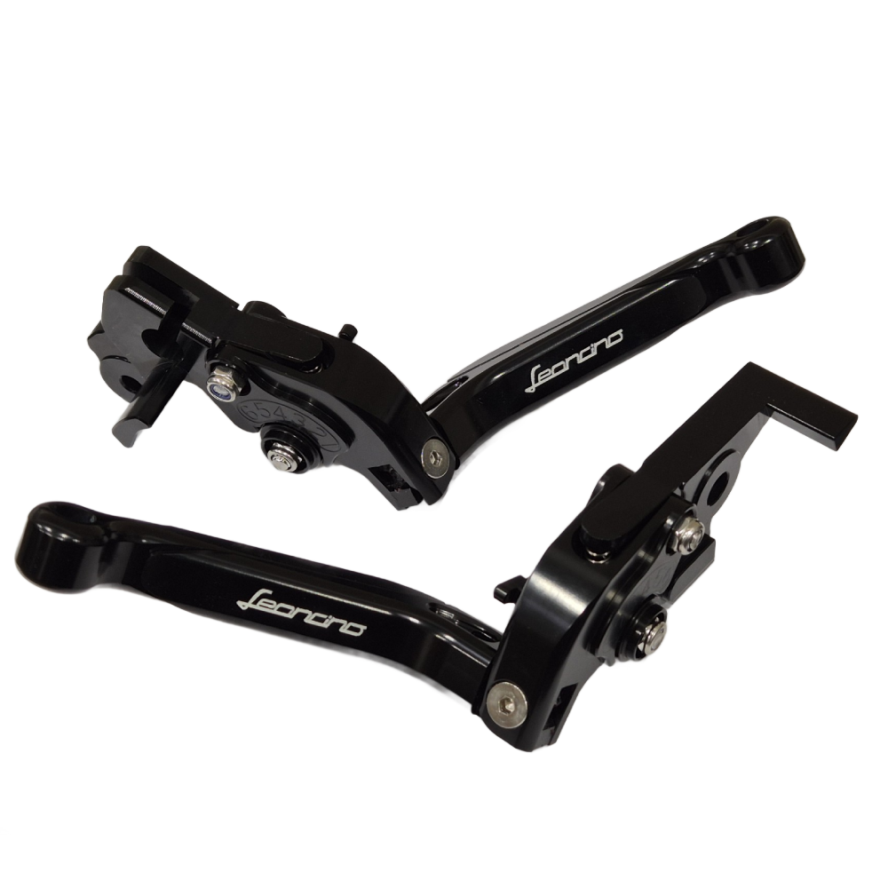 Black Adjustable Folding Brake & Clutch Levers Benelli Leoncino 250 / 500 / 800