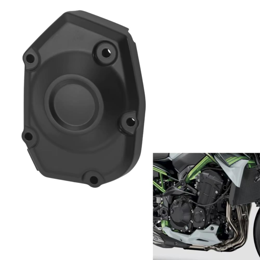 Motorcycle Black Side Engine Pulse Cover – Fits Kawasaki Z900 2017–2026