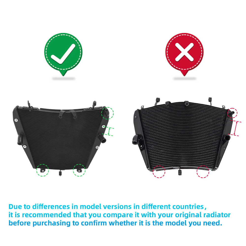 Radiator Cooler For Honda CBR1000RR 2020–2025 / CBR1000RR SP 2020–2025