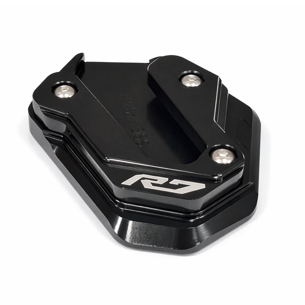 CNC Side Stand Kickstand Shoe Extender - Yamaha YZF-R7 2022-2026