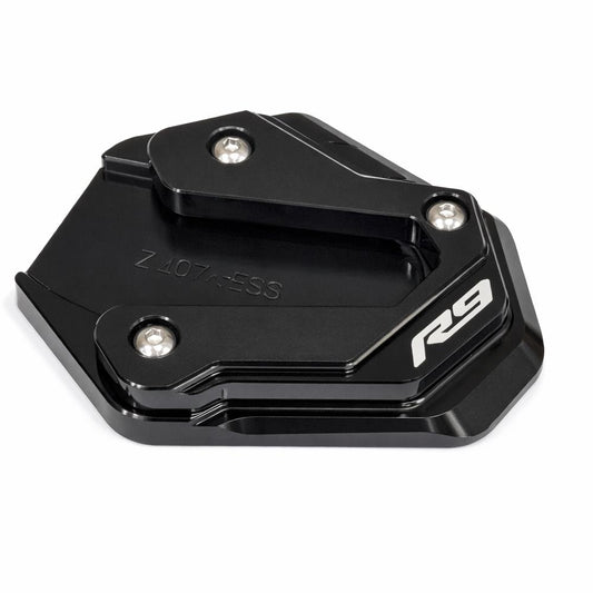 Black CNC Side Stand Kickstand Shoe Extender - Yamaha YZF-R9 2025-2026