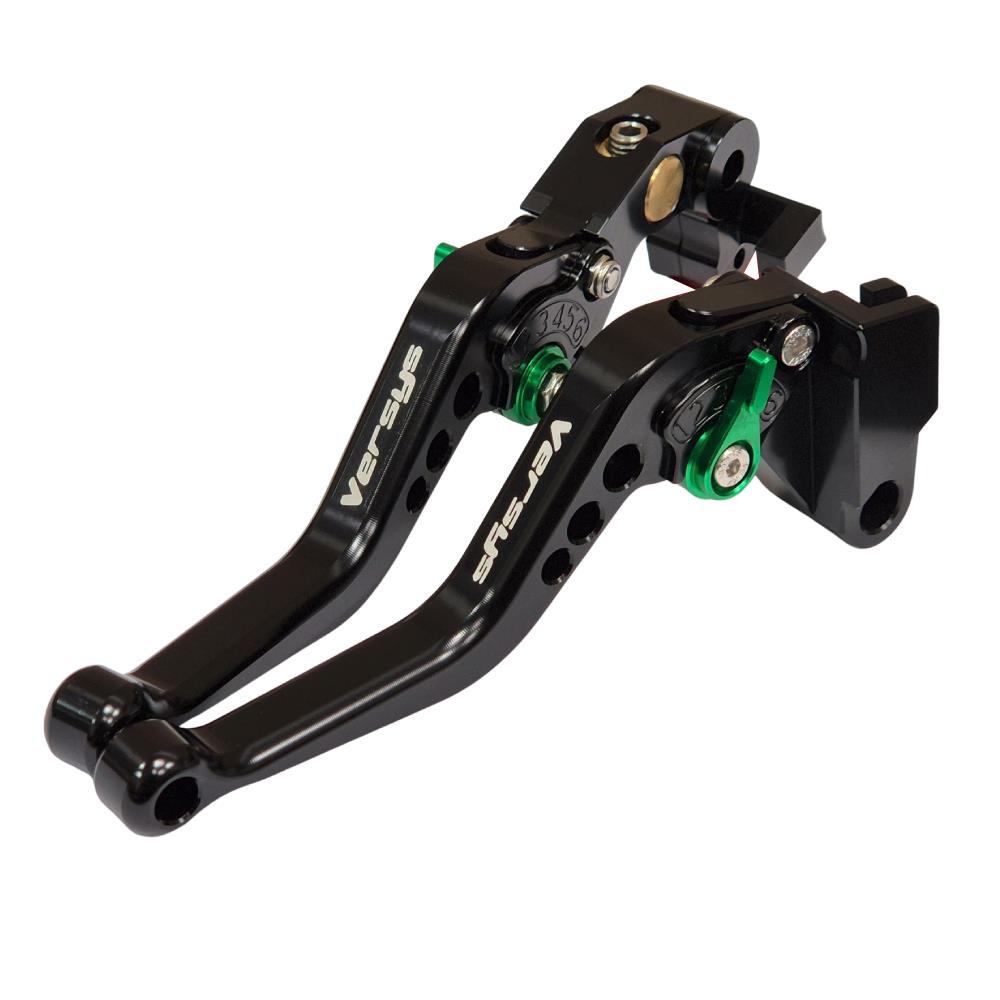 Short Black Clutch & Brake Levers For Kawasaki Versys 1000 / SE 2019-2023