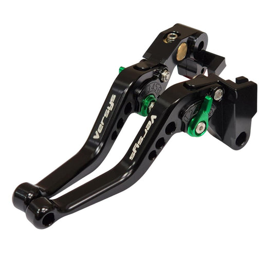 Short Black Clutch & Brake Levers For Kawasaki Versys 1000 / SE 2019-2023