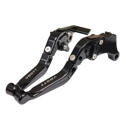 Black Clutch & Brake Levers Set For Moto Guzzi V85TT 2019-2026