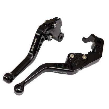 Short Black Clutch & Brake Lever Set - Yamaha MT-09 / MT-09 SP 2024-2026
