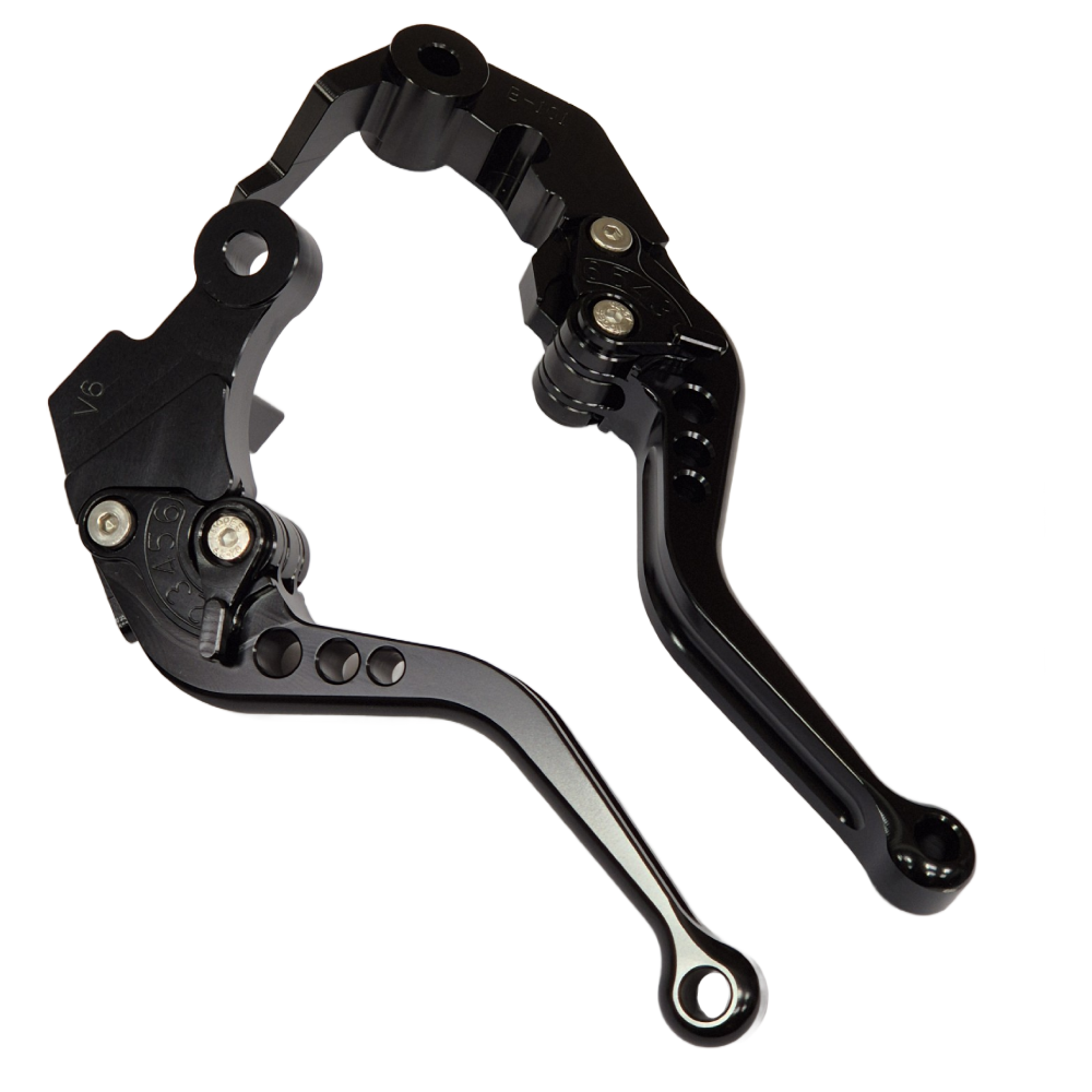 Short Black Clutch & Brake Lever Set - Yamaha MT-09 / MT-09 SP 2024-2026