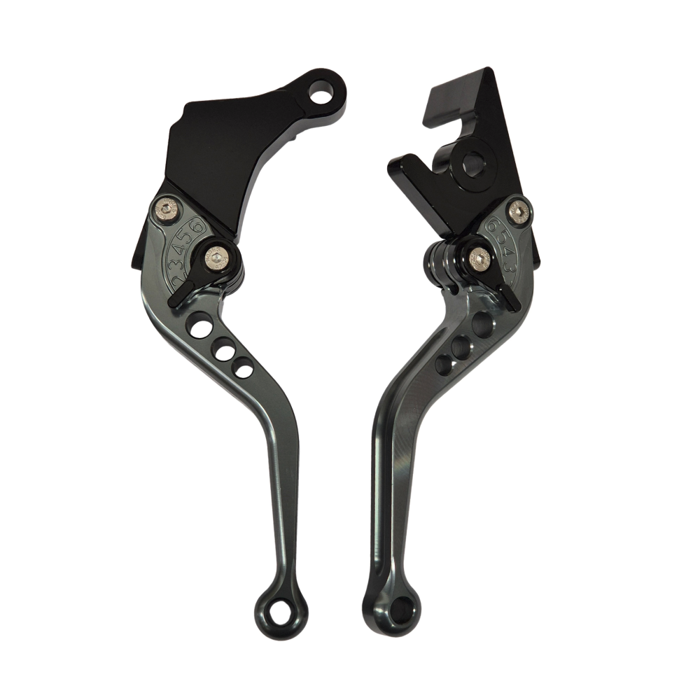 Short Titanium Clutch & Brake Levers For Moto Guzzi V85TT 2019-2026