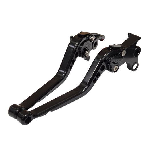 Long Black Clutch & Brake Levers For BMW R12 nineT 2024-2026