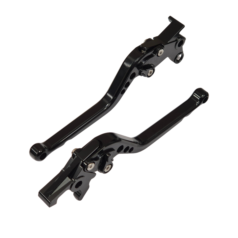 Long Black Clutch & Brake Levers For BMW R12 nineT 2024-2026