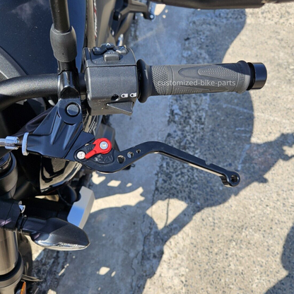 Long Black Clutch & Brake Levers For Triumph Scrambler 900 2023-2026