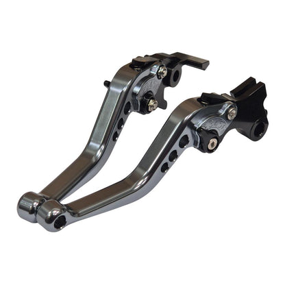Short Shorty Brake & Clutch Levers Set Keeway RKV RKS 125/150/200 Stels flame