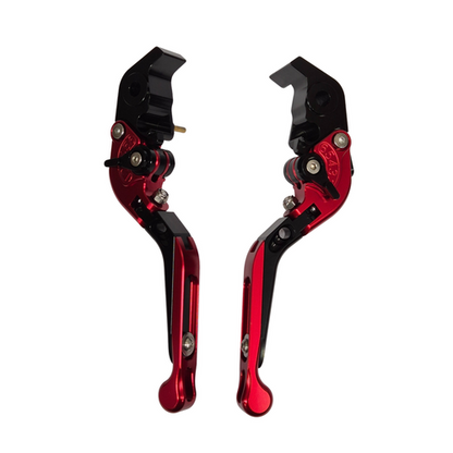 Ducati 937 Monster + 2021-2026 Adjustable Red Black Clutch & Brake Levers