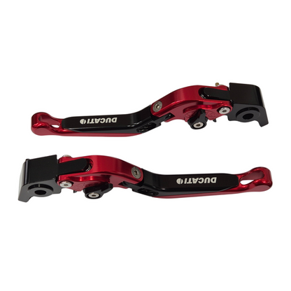 Ducati 937 Monster + 2021-2026 Adjustable Red Black Clutch & Brake Levers