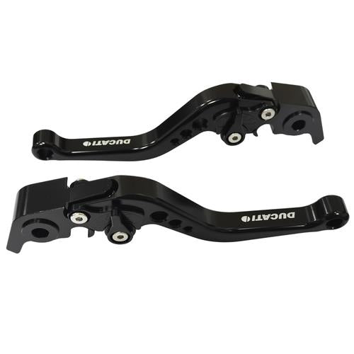 Ducati Hypermotard 698 Mono / RVW 2024-2026 Short Black Clutch & Brake Levers
