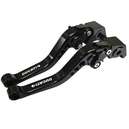 Ducati Hypermotard 698 Mono / RVW 2024-2026 Short Black Clutch & Brake Levers