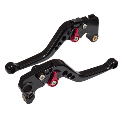 Aprilia Tuareg 660 2021-2026 Short Black Clutch & Brake Levers