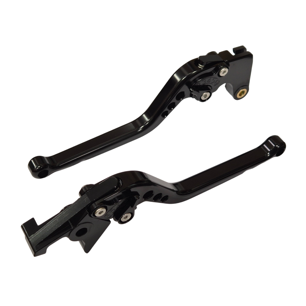 Suzuki GSX-S1000 GSX-S1000GT 2021-2026 Long Black Clutch & Brake Levers