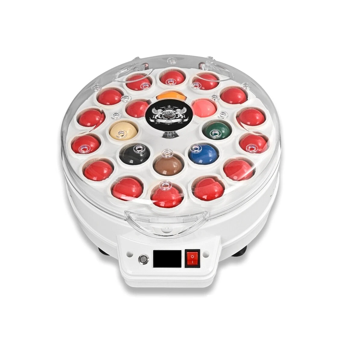 22-Ball Snooker & English Pool Ball Cleaner Machine – UK Plug 220V