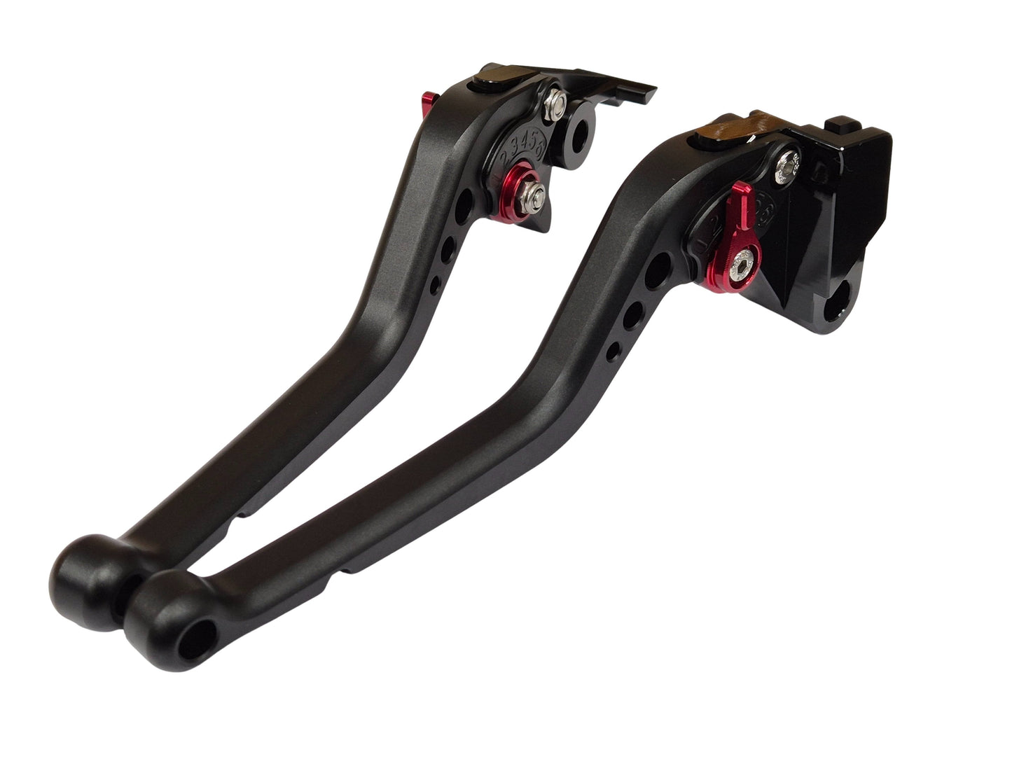 Long Black Clutch & Brake Levers For Kawasaki Z650RS 2021-2025