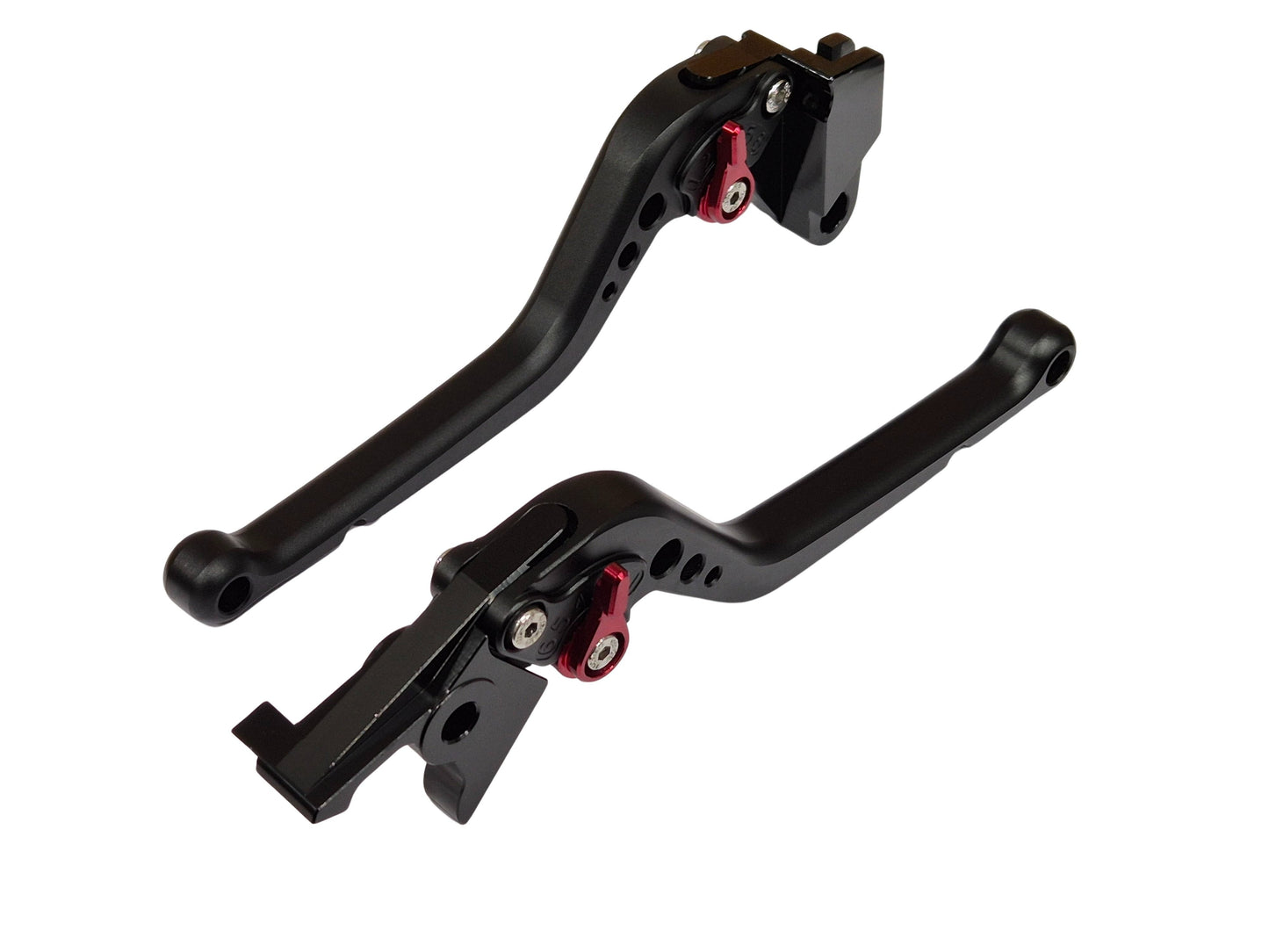 Long Black Clutch & Brake Levers For Kawasaki Z650RS 2021-2025