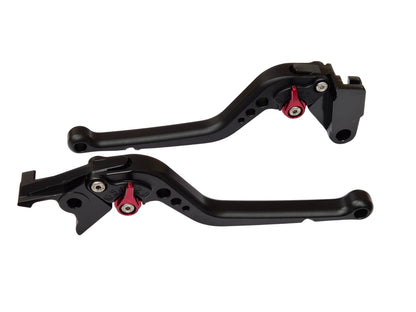 Long Black Clutch & Brake Levers For Kawasaki Z650RS 2021-2025
