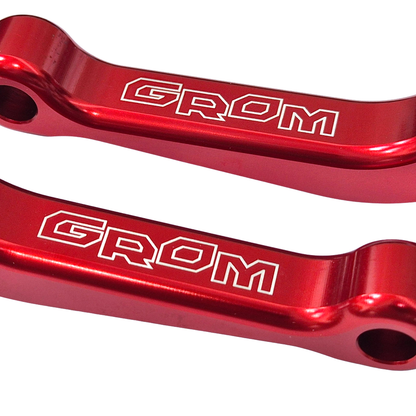 Short Red Clutch & Brake Levers - Honda GROM / MSX125 2013-2026