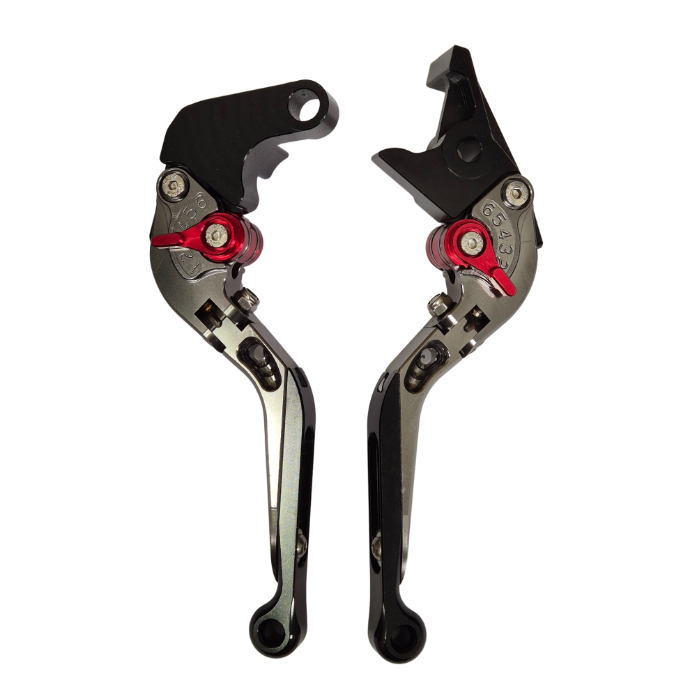 Honda CBR 650 R 2018-2026 | Adjustable Clutch Brake Lever Set Titanium / Black