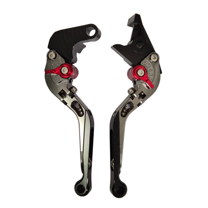 Honda CBR 650 R 2018-2026 | Adjustable Clutch Brake Lever Set Titanium / Black