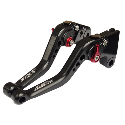 Short Black Clutch & Brake Lever For Triumph 675 Street Triple R / RX 2009-2016