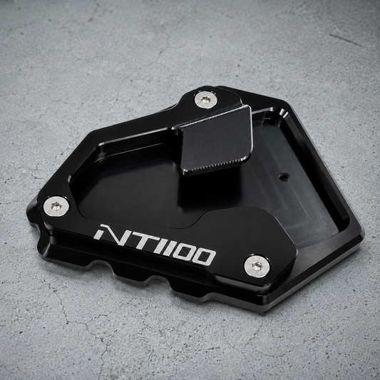 Black Side Stand Kickstand Shoe Extender - Honda DCT NT 1100 2022-2026