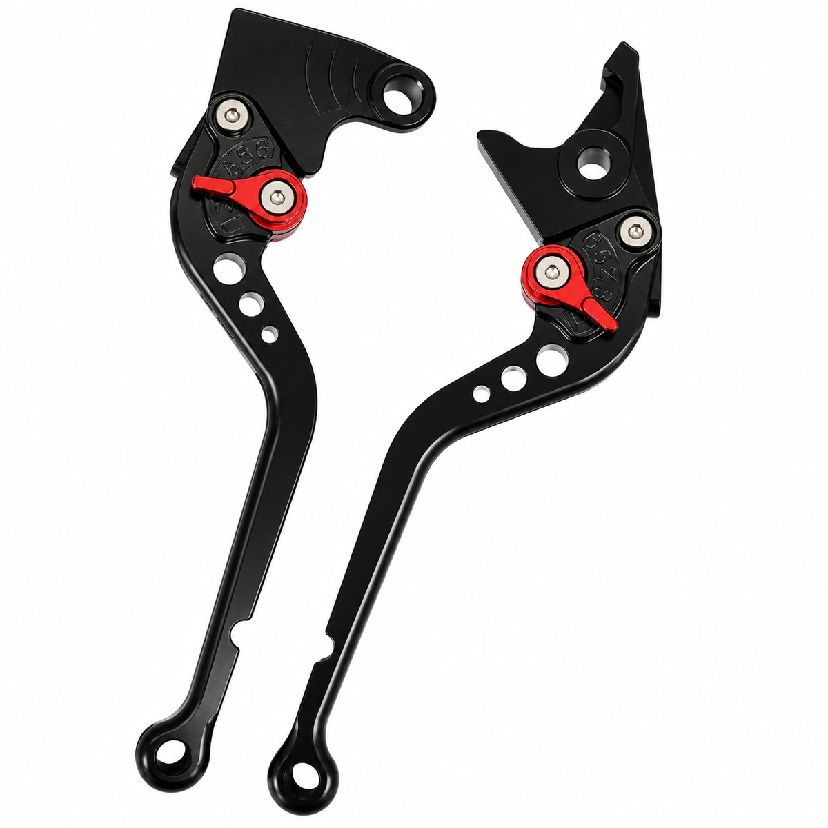 Long Black Clutch & Brake Levers - Triumph THRUXTON 2004-2015