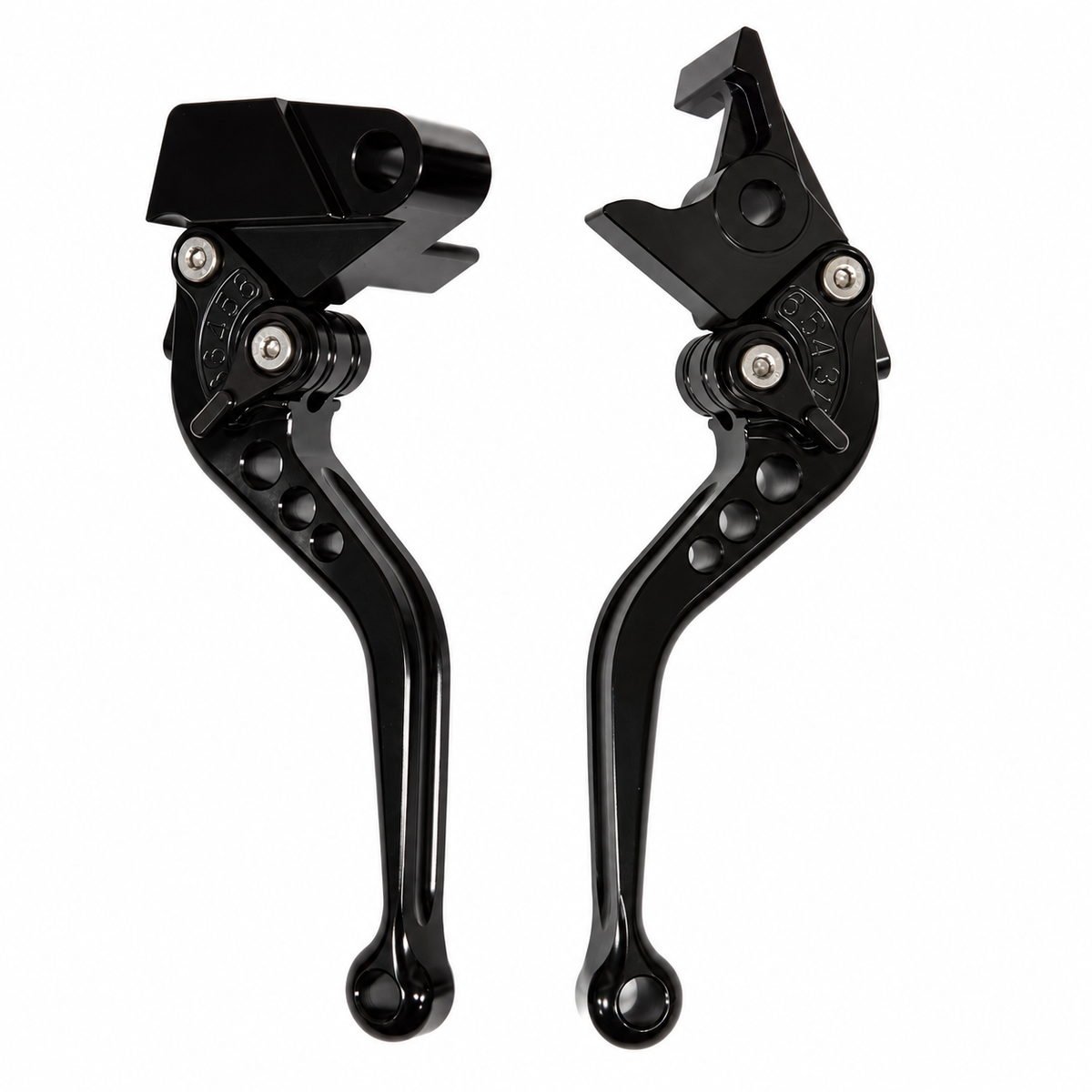Short Black Clutch & Brake Levers For Kawasaki Z900 2025-2026